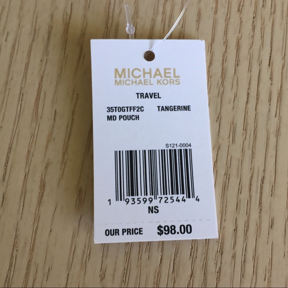 LAST ONE‼️ Michael Kors Tangerine Travel Pouch - Picture 8 of 9